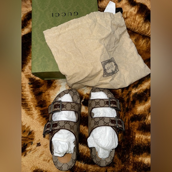 Gucci GG Canvas Slides, size 5 - Picture 6 of 6